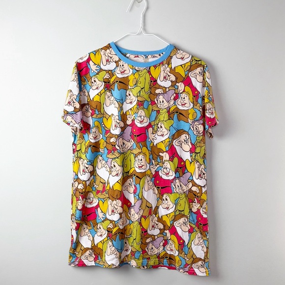 Disney Tops - Cakeworthy Disney Top T Shirt Unisex Snow White Seven Dwarfs Size M